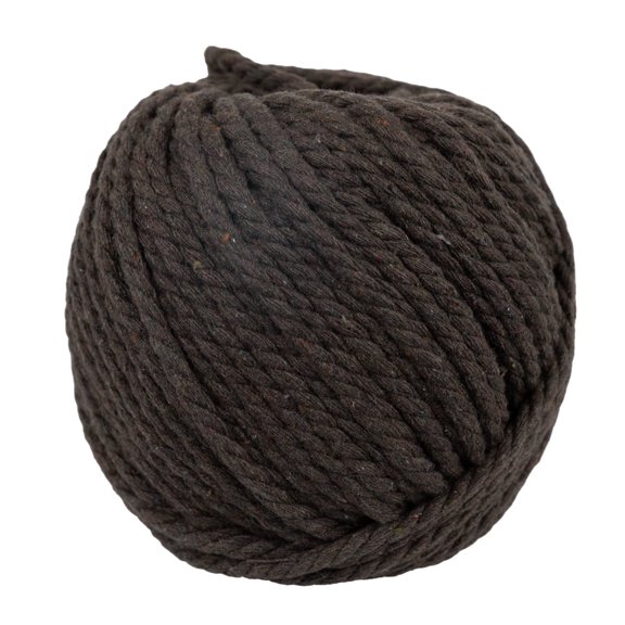 100% Macrame Natural Twisted Cotton Yarn Cord Rope – Various Sizes & Diameters by Craft County