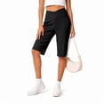 thumbnail image 5 of Breezora Women's High Waist Yoga Shorts – 5" Inseam Athletic Shorts with Pockets, Stretchy Summer Workout, 5 of 9