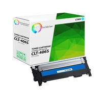 TCT 406S Cyan Toner Cartridge - Premium Compatible Replacement for Samsung CLT-406S CLT-C406S Cyan