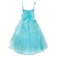 thumbnail image 5 of inhzoy Kids Girls Sleeveless Rhinestone Bow-Knot Wedding Bridesmaid Flower Dress, 5 of 7