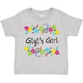 thumbnail image 3 of Inktastic Gigis Girl- bright flowers Girls Toddler T-Shirt, 3 of 5