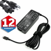 Type USB C Laptop Charger for Lenovo Chromebook c330 s330 c340 s340 100e 300e 500e Series, ThinkPad T480 T480s T580 T580s E480 E580 GX20M33579 4X20E75131 Adapter Power Supply Cord