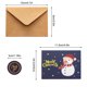 thumbnail image 5 of Kearding 10 unidades de sobres de tarjetas impresas de dibujos animados de felicitación de Navidad, juego de cumpleaños, invitaciones de Type2 NO2, 5 of 6