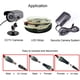 thumbnail image 4 of 25 conectores hembra de 12 V/24 V CC, adaptador de alimentación CC de 5,5 x 2,1 mm, conector de conexión, para cámara CCTV, banda LED (verde), 4 of 4