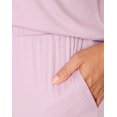 thumbnail image 4 of Bali Breathe Sleepwear Wide Leg Pants Purple Mauve XL Women's, 4 of 5