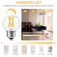 thumbnail image 4 of Paquete de 6 bombillas LED BLINGCOLOR G16.5, 6 W (60 W), E26 3000 K, 4 of 6