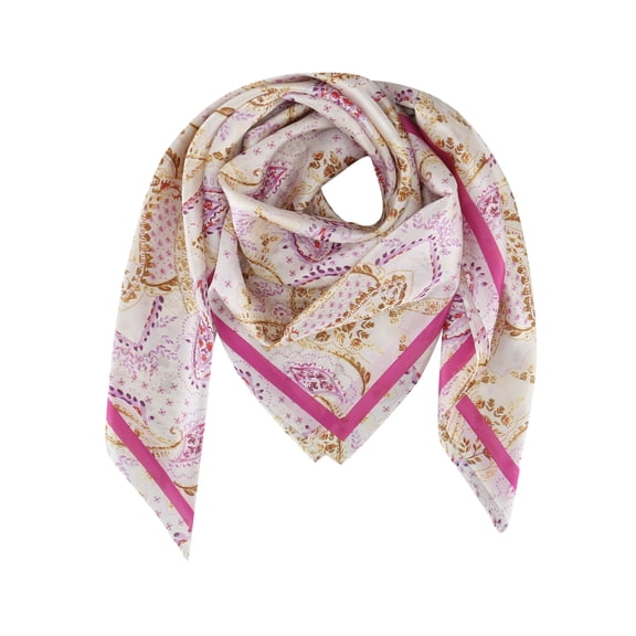 Jessica Simpson Women's Lightweight Paisley Scarf With Classic Pattern For Adults