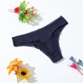thumbnail image 4 of 3Pcs Sexy Algodón Tanga Mujeres Encaje Cintura Baja Bragas Ropa Interior Señoras Calzoncillos Lingere Color Sólido Transpirable, 4 of 4