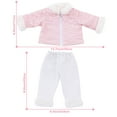 thumbnail image 3 of 18 Inch Doll Clothes Set, Casual Wear Outfits and Fabric Decorative Clothing for Upgrade and Similar Dolls, Doll Fashion Accessories, 3 of 4