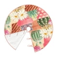 thumbnail image 3 of Kll Succulent And Cactus Christmas Tree Skirt 36",Party Decorations Farmhouse For Christmas Decorations Holiday Party, 3 of 8