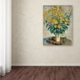 thumbnail image 3 of Trademark Fine Art Claude Monet Jerusalem Artichoke Flowers Canvas Wall Art - 14x19, 3 of 3