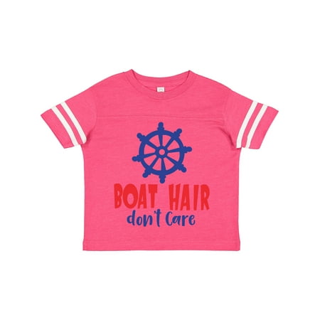 

Inktastic Boat Hair Don t Care Boat s Wheel Ship s Wheel Gift Toddler Boy or Toddler Girl T-Shirt