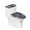 Mother's Day, variant on HELLHERO Toilet Lid Seat Cover & Bathroom Seat Covers with Fits All Toilet Shapes Polyester for Washable, Easy to Install
