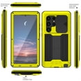 thumbnail image 2 of Decase Case for S24 Plus Ultimate Drop Protection Case,Military Grade Heavy Duty Metal,Shockproof Rugged Dustproof Strong Kickstand,Slide Lens Guard Full Body Protection Case Cover, Yellow, 2 of 7
