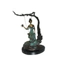 thumbnail image 1 of Girl on a swing Bronze Statue -  Size: 15"L x 8"W x 21"H., 1 of 14