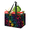 Multicolor 4, variant on Dog Surfing Reusable Grocery Bag, Foldable Shopping Tote Bag with Reinforced Handles, Dogs Animal Large Kitchen Grocery Bags for Shopping Groceries Picnic