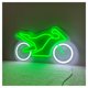 thumbnail image 3 of Letrero De Neón Moto Deportiva Para Decoración Pared, Escaparate Tienda Motos, Entrada Comercial, 45cm, 3 of 8