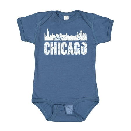 

Inktastic Chicago Skyline Grunge Gift Baby Boy or Baby Girl Bodysuit