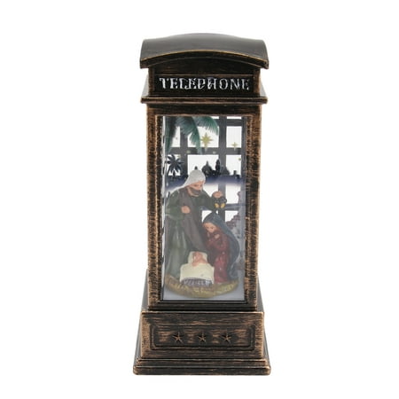 

Christmas Telephone Booth Night Light Night Lamp Home Decoration Party Supply