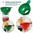 thumbnail image 5 of NOVELAR Wide Mouth Funnel, 6.55 in Corrosion-Resistant Plastic, Stable Grip for Home, Camping, or Travel, 5 of 7