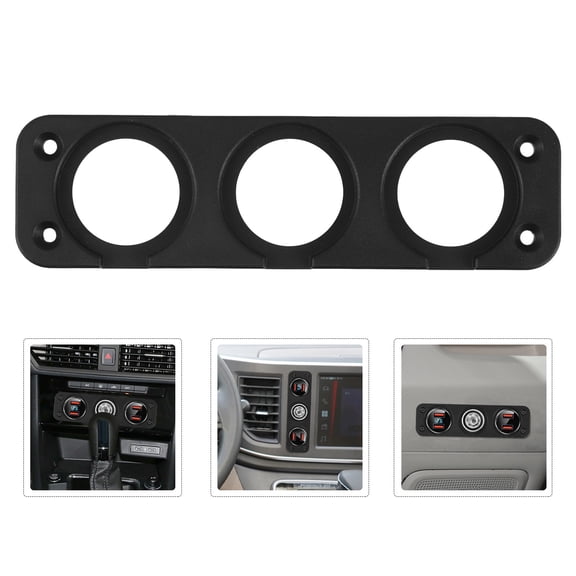 OULII Black Plastic Vehicle Panel Replacement for Automotive, Boat, Yacht, and RV - and Easy Install