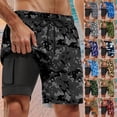 thumbnail image 6 of Kcolen 5 Inch Swim Trunks Men,Mens Swim Trunks With Liner,Shorts Stretch Mens Bathing Suits Quick Dry Board Shorts Pockets Swimsuit, 6 of 6