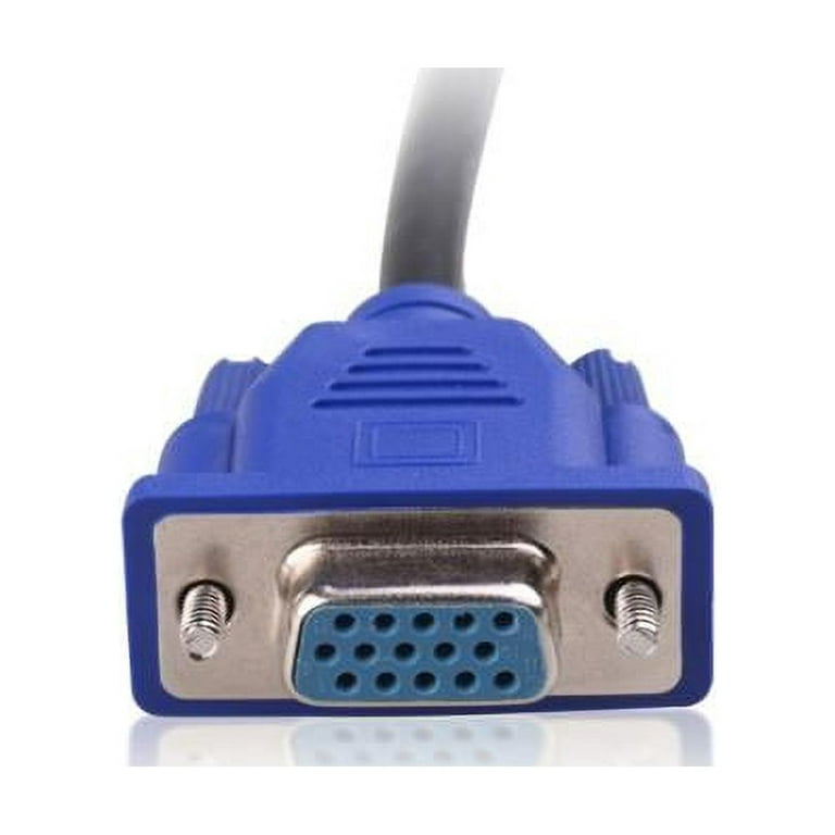 Cable Matters VGA Splitter Cable (VGA Y Splitter) for Screen Duplication -  1 Foot 