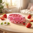 thumbnail image 4 of Fruit Print Cats Collar with Jingler Adjustable 20-28cm Safety Buckle for Indoor and Outdoor, 4 of 7