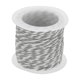 thumbnail image 1 of Cuerda de algodón trenzada colorida de 1.5mm, 11 yardas de hilo de panadero blanco/gris, cuerda de 4 hebras para hacer pulseras de amistad, manualidades DIY, envoltura de joyas, suministro decorativo, 1 of 5