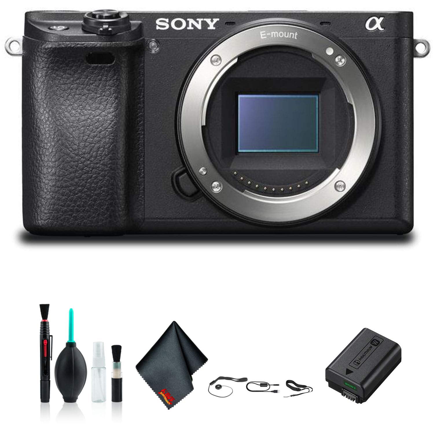 Sony Alpha a6300 Mirrorless Camera +16-50mm Lens Black Sony Alpha a6300 Mirrorless Camera +16-50mm Lens Black