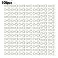 thumbnail image 1 of 100pcs Fishing Sinker Eyes Eyelets Bass Fishing Wire Eyes Sinker Screw Guides, 1 of 12