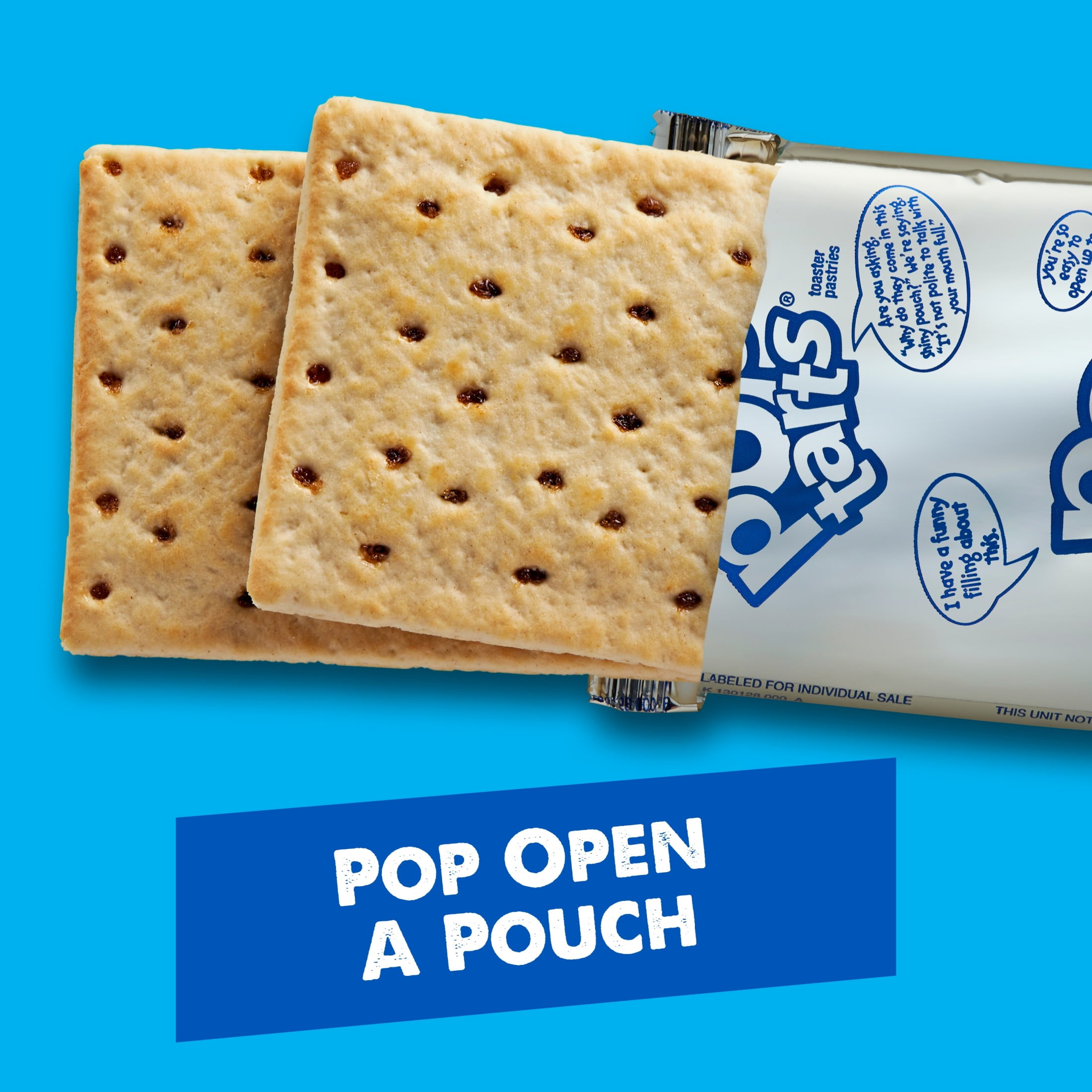 Pop-Tarts Unfrosted Brown Sugar Toaster Pastries, Breakfast Foods, Shelf-Stable, 27 oz (16 Count)