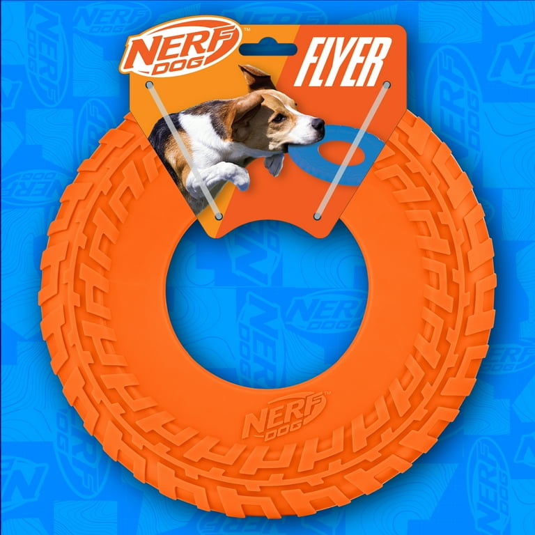 【3/10までの限定価格】FLYMEe IGREBOW ニューヨーク Nerf Dog Tire Flyer, Orange, 10 inch - Walmart.com