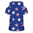 thumbnail image 3 of Camisas de Manga Corta para las Mujeres Cuello Redondo de Impresión Casual, Top de Blusa para el Hogar Y el Uso Diario, Camisa de Moda de las Cuatro Estaciones de las Mujeres, 3 of 4