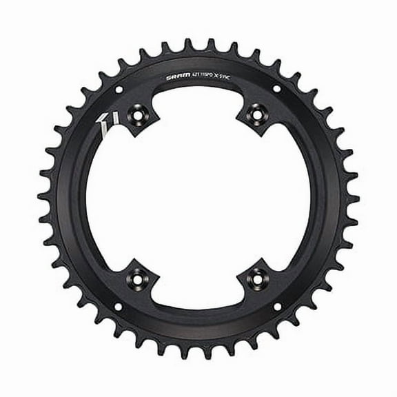 SRAM X-Sync Chainring- Black Tooth Count: 42 Chainring BCD: 110 SRAM Asymmetric