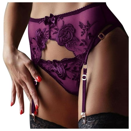 

XHJUN Women Lace Garter Belts/Sexy Mesh Suspender Belt with Straps Metal Clip for Women s Stockings/Lingerie