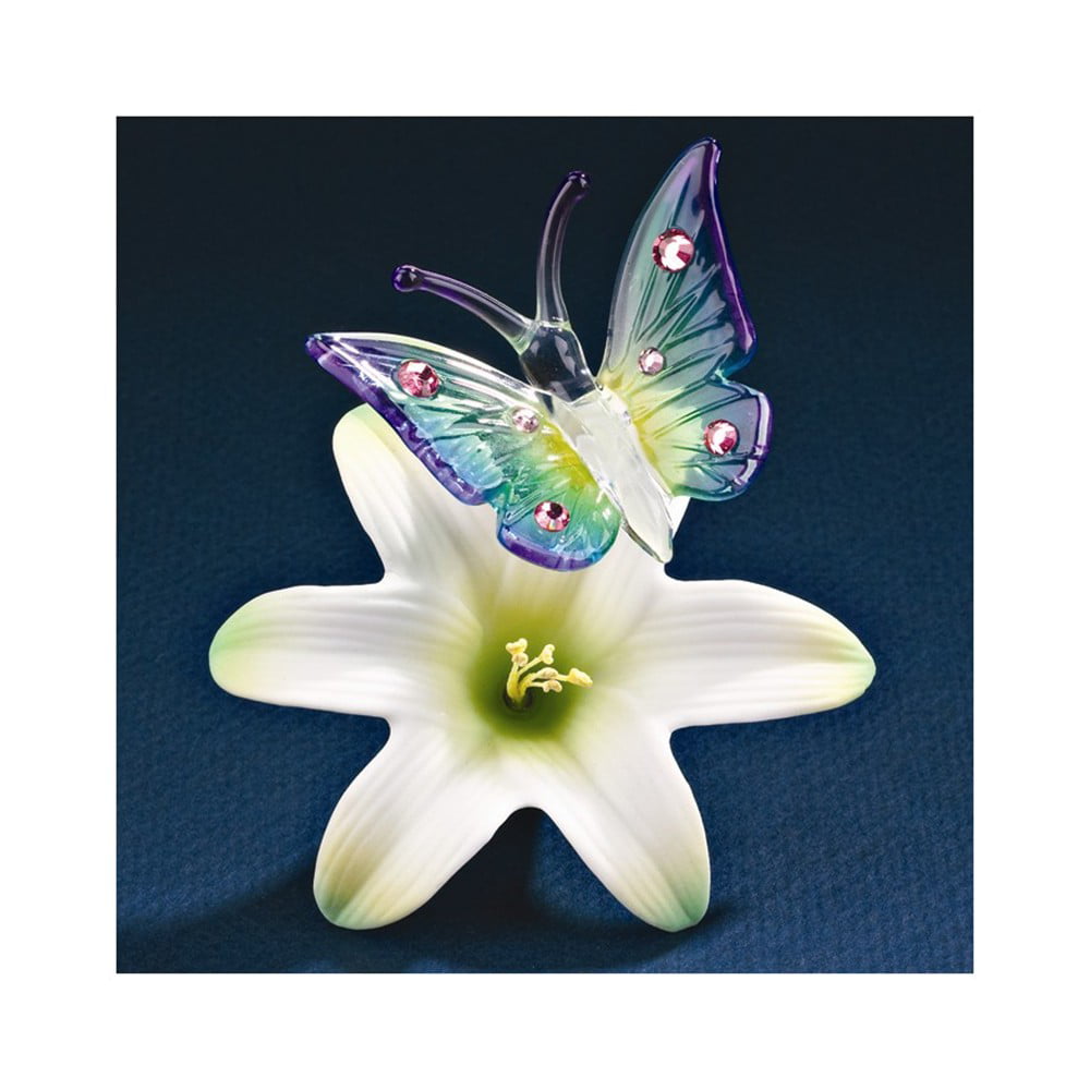 Lily and Butterfly Figurine