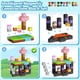 thumbnail image 4 of Bloques de construcción magnéticos, cubo magnético, juego del mundo de la mina, juguete STEM sensorial Montessori, cubos apilables, juego de construcción, juguete, regalo de vacaciones, 4 of 5