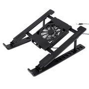 Universal Ergonomic Laptop Tablets Stand Foldable Cooling Base With Multiple Speed Quiet Fan