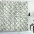 thumbnail image 1 of Ambesonne Greek Shower Curtain, Geometric Sage Green Themed, 69"Wx84"L, Sage Green and White, 1 of 3