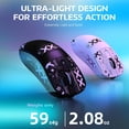 thumbnail image 3 of Mouse Gamer MANBASNAKE Attack Shark X3 Pro Inalambrico 26000 DPI Sensor PAW3395 8K Hz, 3 of 5