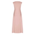 thumbnail image 3 of Vestido de tirantes de camisola sólida de manga corta con estilo de verano para mujer OAVQHLG3B Store lin121212, 3 of 4