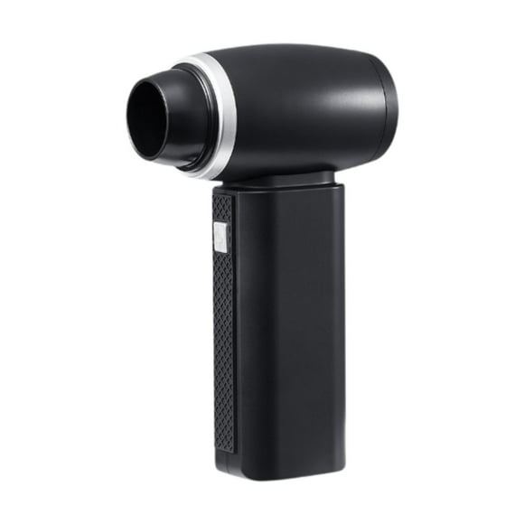 Ventilador portátil, plumero de aire, fácil de usar, fácil de usar, ventilador soplador, secador de cabello para computadora, automóvil, portátil, al negro