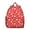Red-4, variant on Sports-Themed Students Backpack with Baseball and Softball Prints - Lightweight and Water-Repellent for Students and Teens