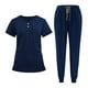 thumbnail image 1 of Conjunto de uniforme médico para mujer, ropa de trabajo, uniforme deportivo, camiseta suave y pantalones deportivos. L, 1 of 9