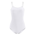thumbnail image 3 of Tween Swim Suit White Girls Swimsuit 1 Piece Sleeveless Rash Guard Pool Party Beach Swimwear Bathing Suit 11-12 Years, 3 of 3
