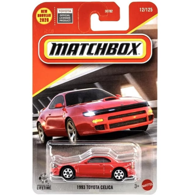 Vehículo de juguete fundido a presión Matchbox 1993 Toyota Celica a escala 1:64