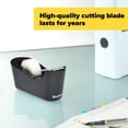 thumbnail image 6 of Scotch Desktop Tape Dispenser, Black, Holds 1" Core Tape, 1 Dispenser, 6 of 10