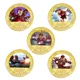 thumbnail image 3 of Moneda conmemorativa de la serie Marvel de Disney, figuras de acción de anime, Iron Man, Spider-Man, Thor, adornos conmemorativos geniales para niños, regalos, 3 of 5