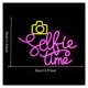 thumbnail image 3 of Selfie Time Letrero De Neón Cámara Luz Brillo Ajustable Alimentado Por USB Para Estudio Fotográfico Habitación Decoración De Fiesta 38cm×29cm, 3 of 6